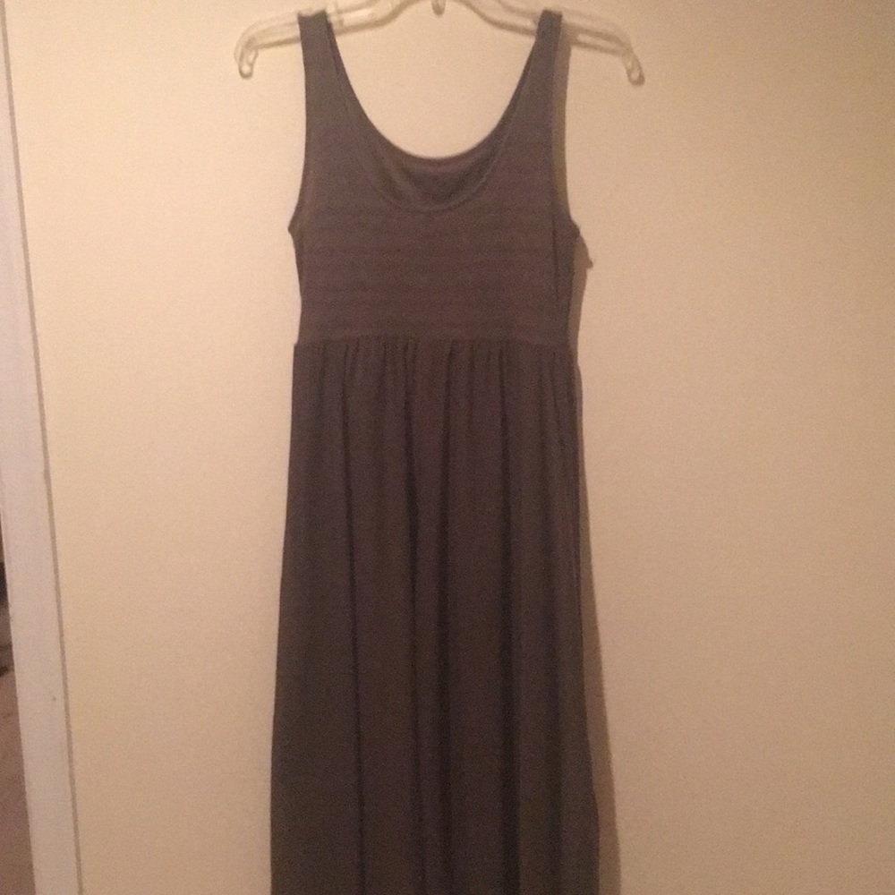 Green Hi-Low dress
